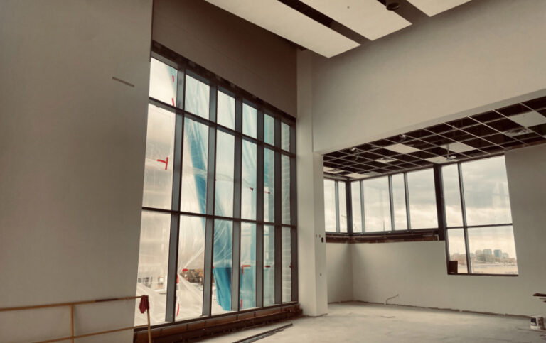 Library, looking southeast